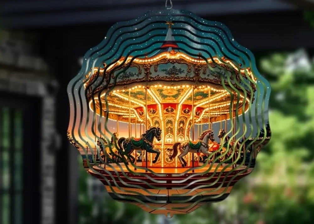 Wind spinner carousel - Picture 2 of 4